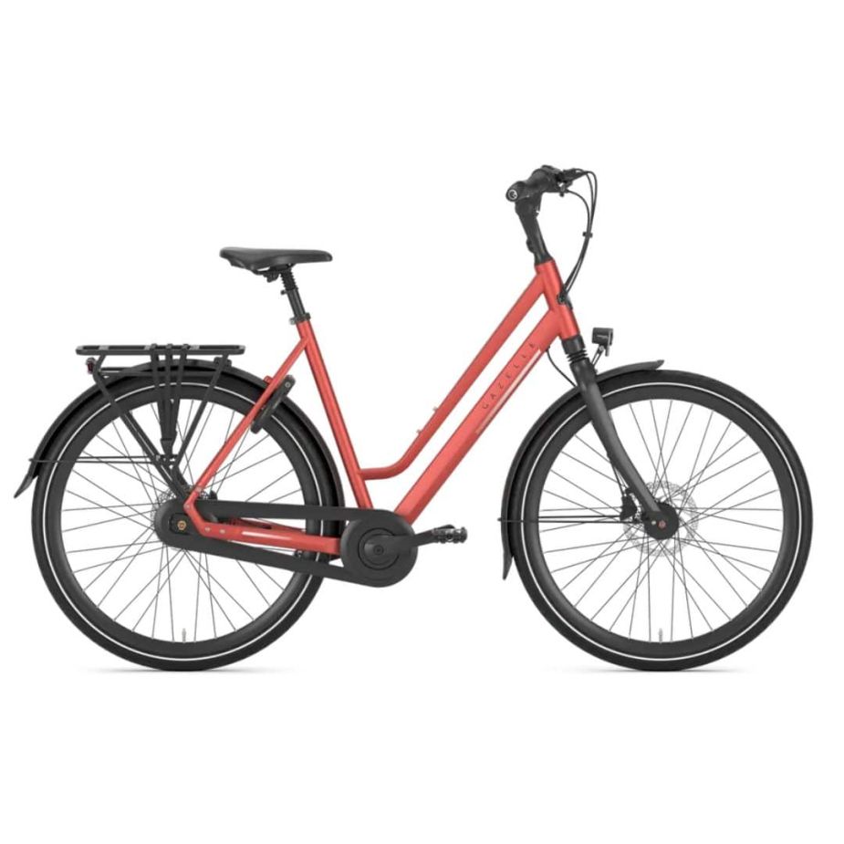 GAZELLE Chamonix C8 Metallic Orange Mat stadsfiets dames