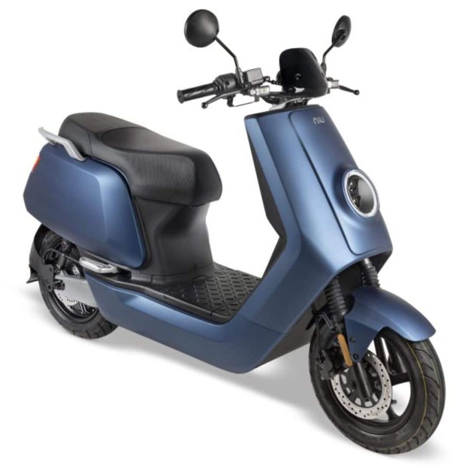 NIU NQi 1S – Premium Elektrische Bromscooter in Mat Blauw