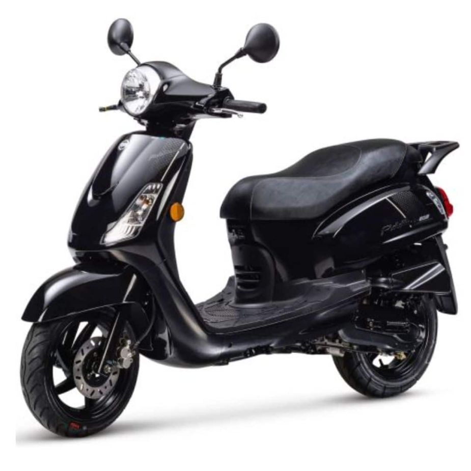 SYM Fiddle II E5 – Tijdloze Zwarte Bromscooter