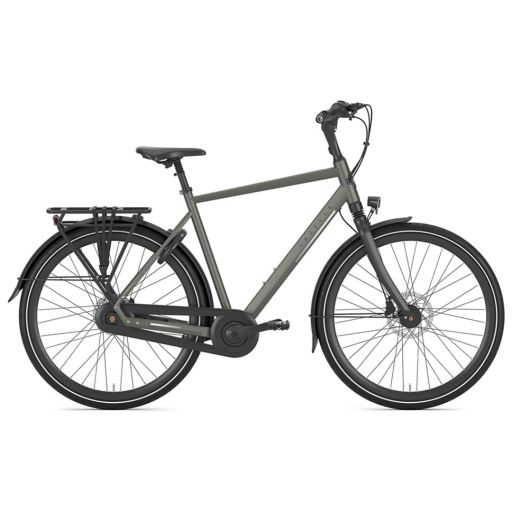 Gazelle Chamonix C8 2025 Clay Green Mat herenfiets frame 61