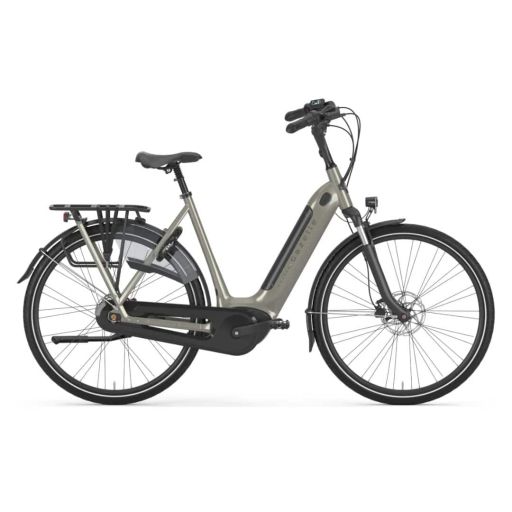 Gazelle Grenoble C7+ 2025 Clay Green Glans dames e-bike frame 57