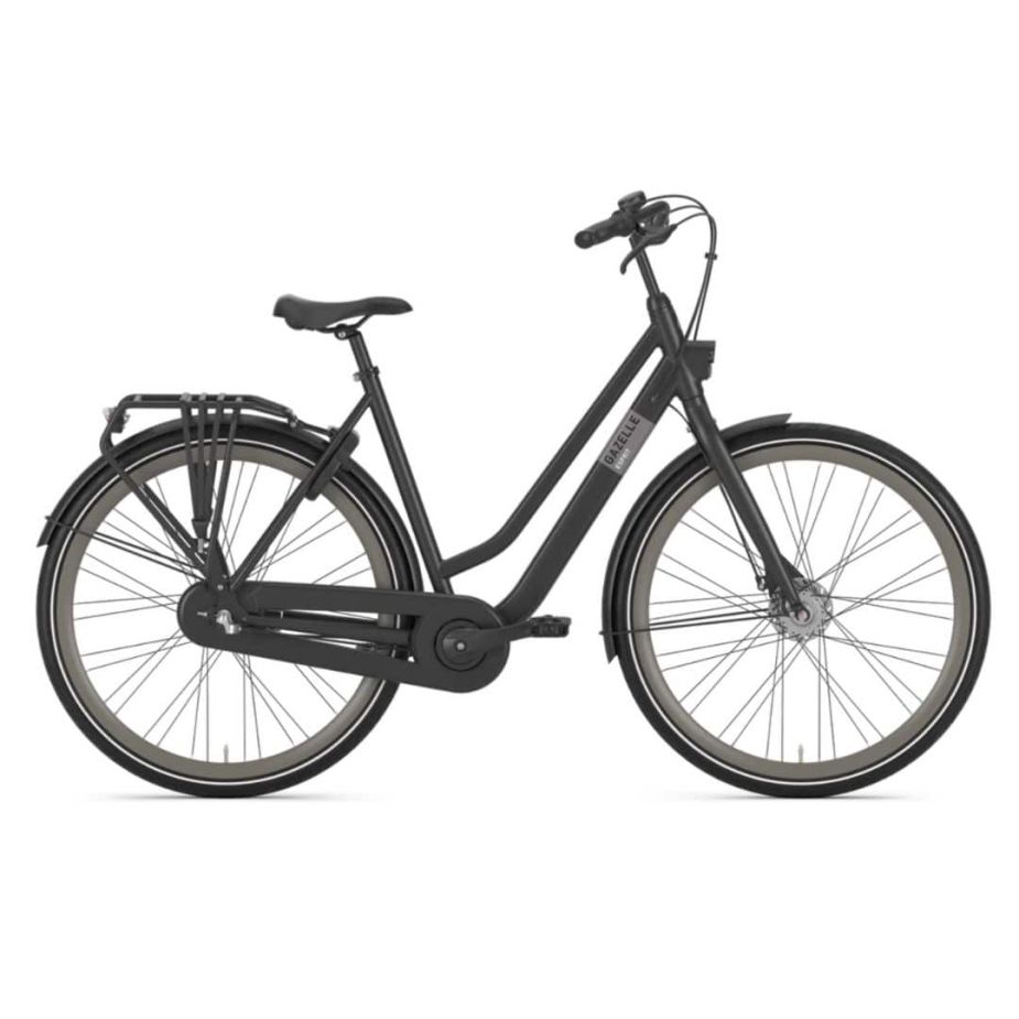 Gazelle Esprit T3 2025 dames mat zwart nieuwe stadsfiets