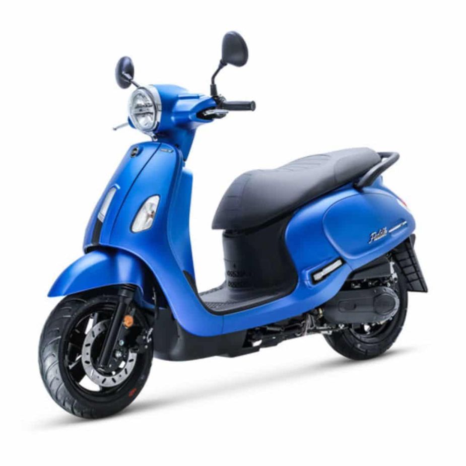 SYM Fiddle IV E5 – Snorscooter in Mat Blauw
