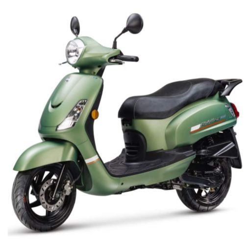 SYM Fiddle II E5 – Bromscooter in Groen