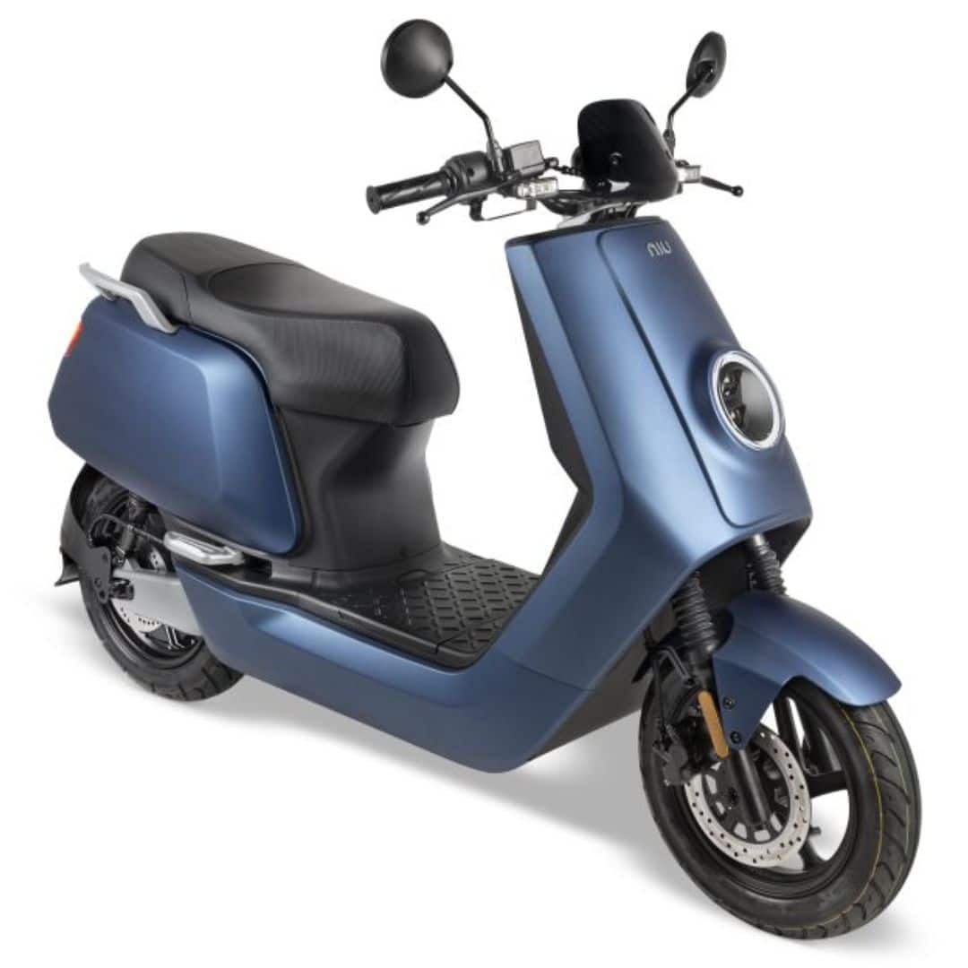 NIU NQi 1S 2025 elektrische bromscooter mat blauw