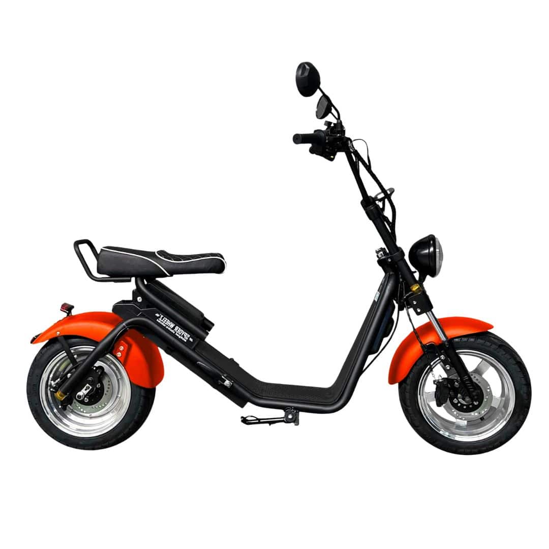 Spyder Wheelz E Chopper Special Edition 2025 oranje elektrische snorscooter