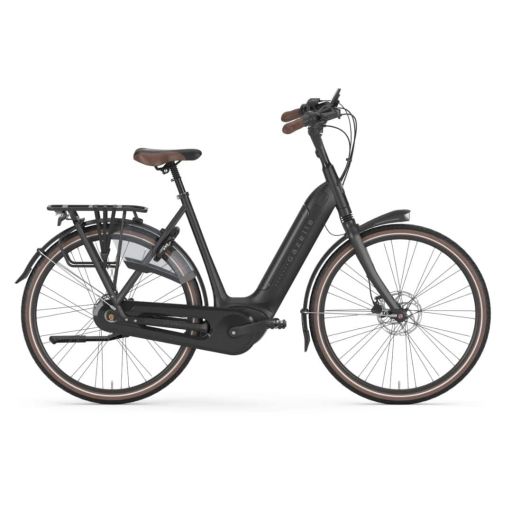 Gazelle Grenoble C8+ HMB Black Mat | Dames E-bike Framemaat 53