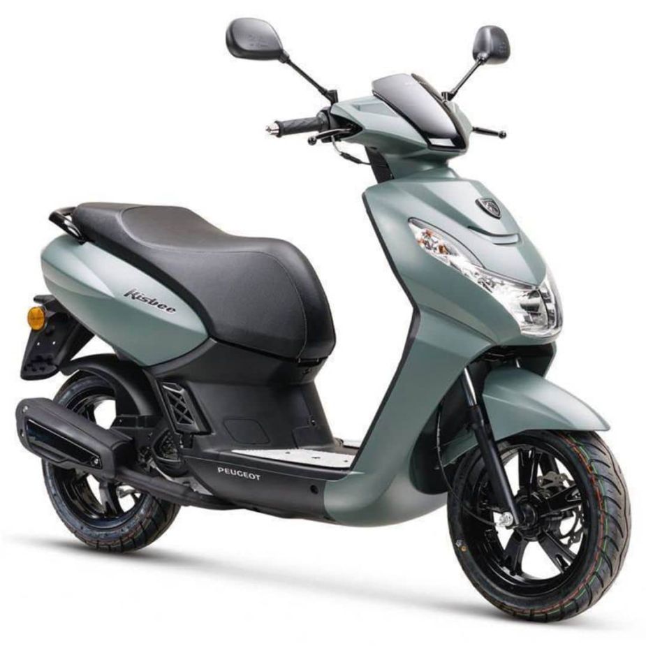 Peugeot Kisbee S Shadow E5 – Stoere Groen Edition Bromscooter
